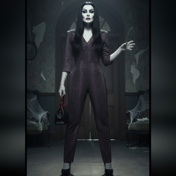 Vintage Pants - Vintage 80s 90s Animal Print Jumpsuit